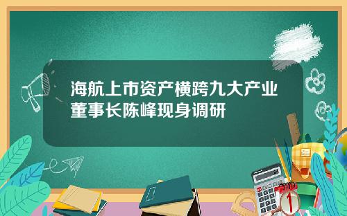 海航上市资产横跨九大产业董事长陈峰现身调研