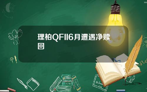 理柏QFII6月遭遇净赎回