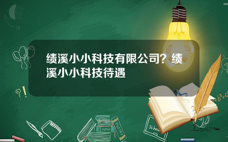 绩溪小小科技有限公司？绩溪小小科技待遇