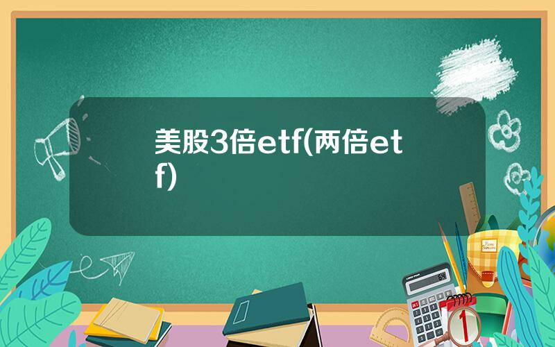 美股3倍etf(两倍etf)